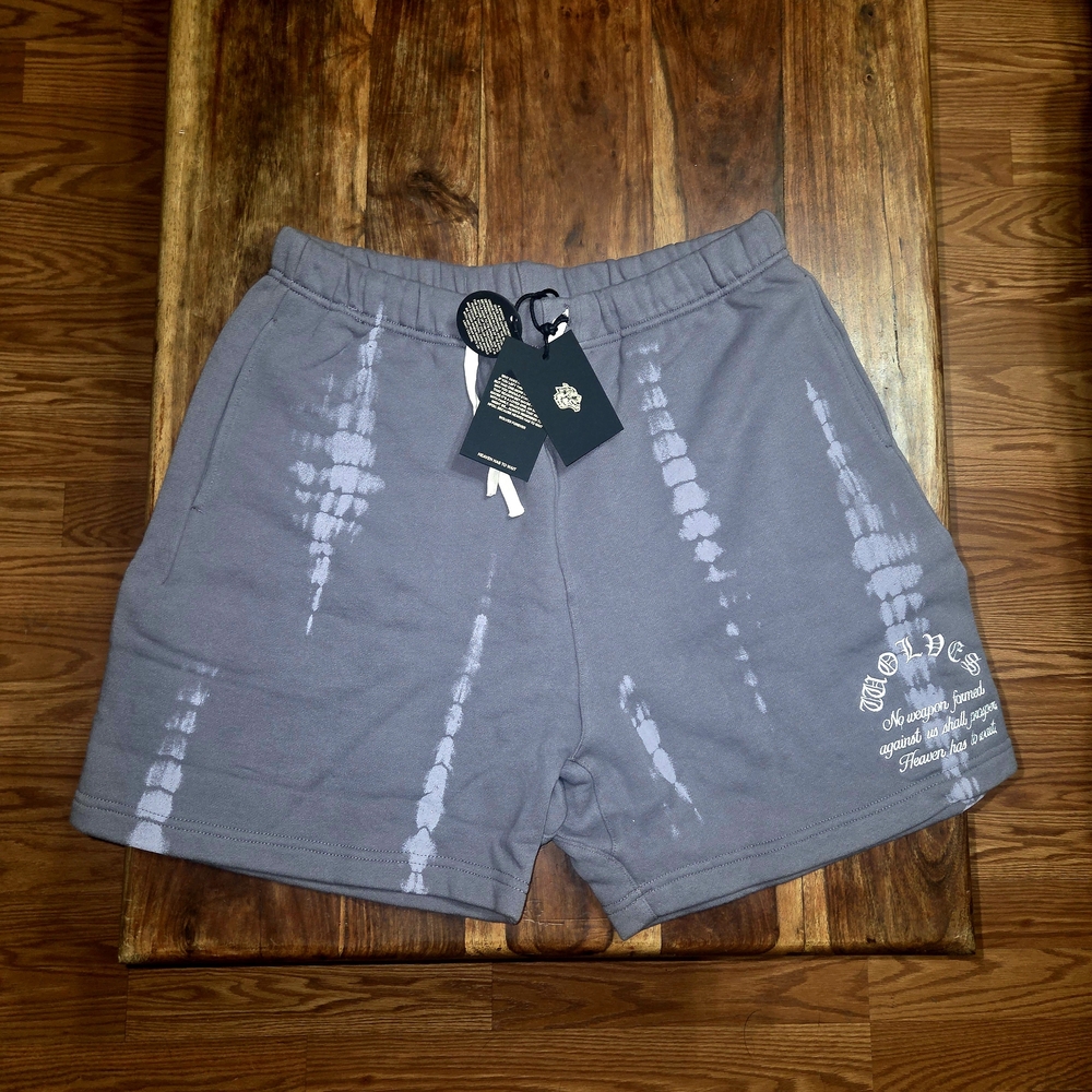 Darc Sport Purple Washed Sweat Shorts - Picture 2 of 8